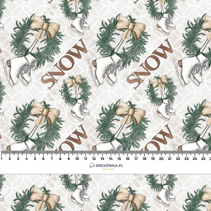 SCHLITTSCHUHE / SNOW (WINTER IN DER STADT) - Baumwoll Webware