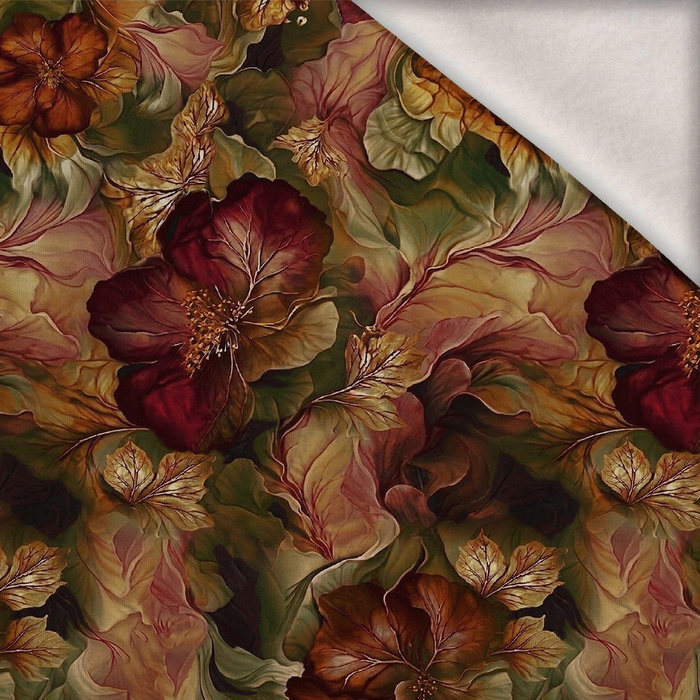 AUTUMN FLOWERS WZ. 23 - brushed knitwear with elastane ITY