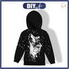 KID'S HOODIE (ALEX) - WOLF PAT. 3 - sewing set (98/104)