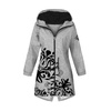 DAMENPARKA (ANNA) - DAMASCO KONTUR / grau - Softshell S