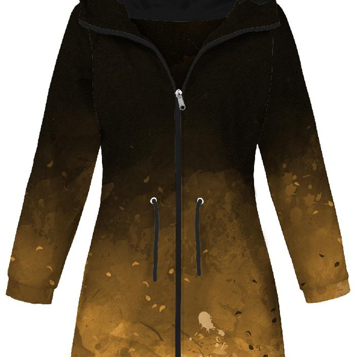 DAMENPARKA (ANNA) - KLECKSE (gold) / schwarz - Softshell M