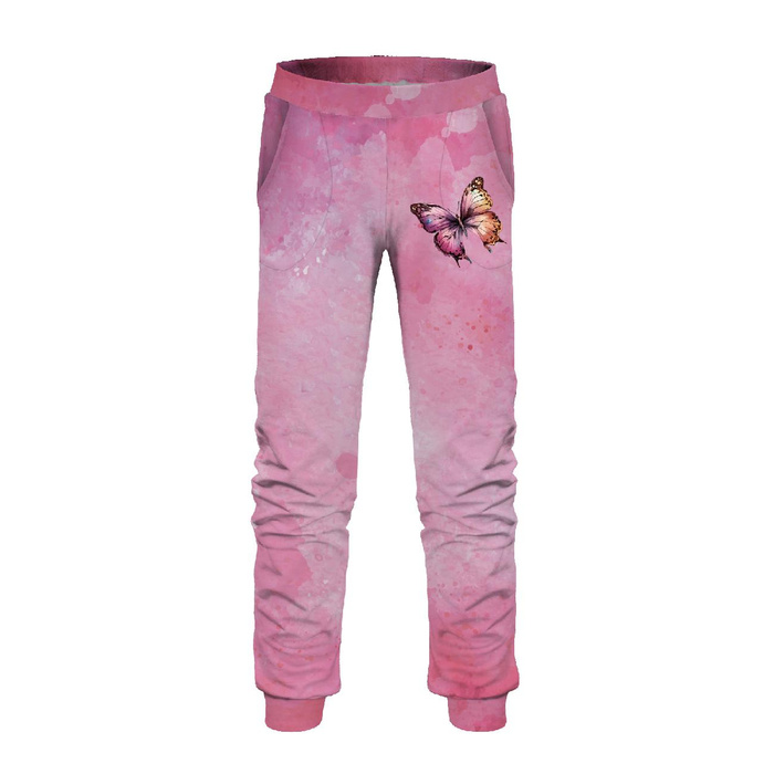 Children's tracksuit (MILAN) - BUTTERFLY PAT. 2 - sewing set (122/128)