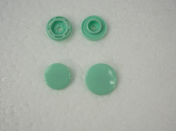 Patentky  KAM T8, plastové západky 14mm - MÁTA 10sad