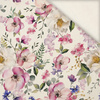 PASTEL FLOWERS WZ. 21 - Slub Weave