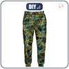 MEN'S JOGGERS (GREG) - NEON SCRIBBLE Pat. 4 - sewing set S