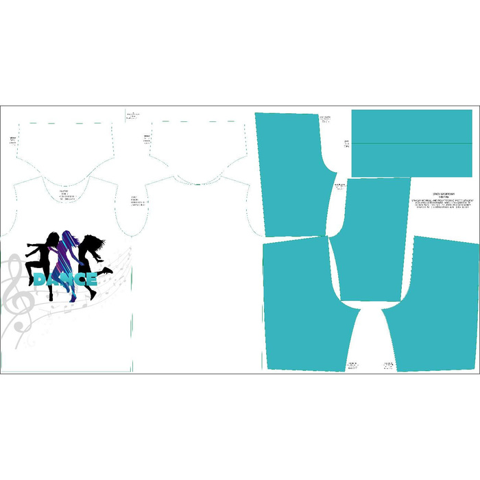 Children's sport outfit "PELE" - DANCE - sewing set 