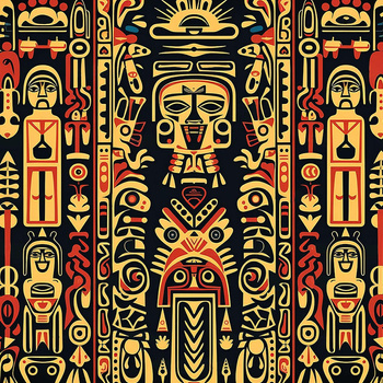 AROUND THE WORLD wz.4 - Woven Fabric for tablecloths