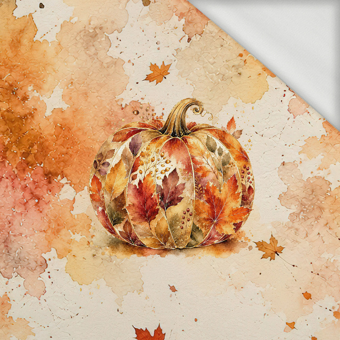 AUTUMN PUMPKIN - panel (60cm x 50cm) teplákovina