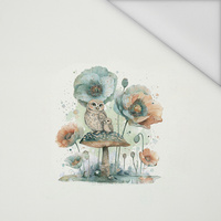 OWL FAMILY - panel (75cm x 80cm) Waterproof woven fabric