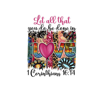 BARVY LOVE / bílé - panel (75cm x 80cm)