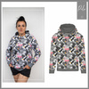 CLASSIC DAMEN HOODIE (POLA) - WINTER FLOWERS M.19 - Nähset S