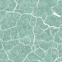 SCORCHED EARTH (white) / ACID WASH (modern mint) - Woven Fabric for tablecloths