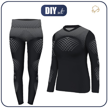 THERMO KOMPLET DAMSKI (JANE) - GYM HERO - zestaw do uszycia L