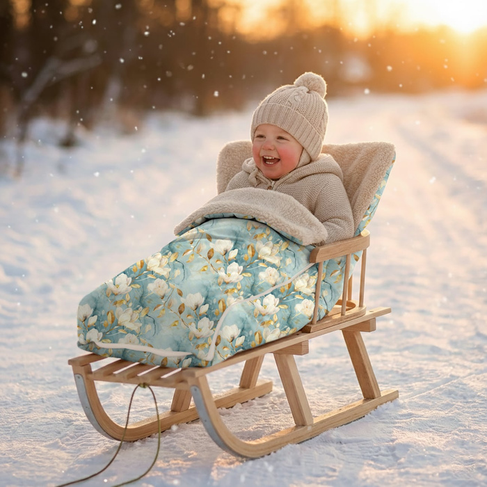 FLOWERS - Cloud Dancer WZ.3 - Cotton muslin