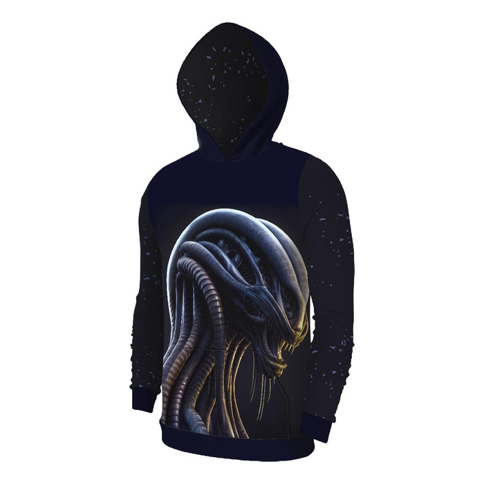 HERREN HOODIE (COLORADO) - ALIEN PORTRAIT - Nähset S