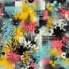 FLORAL REVERIE WZ. 9 - Minky-Plüsch