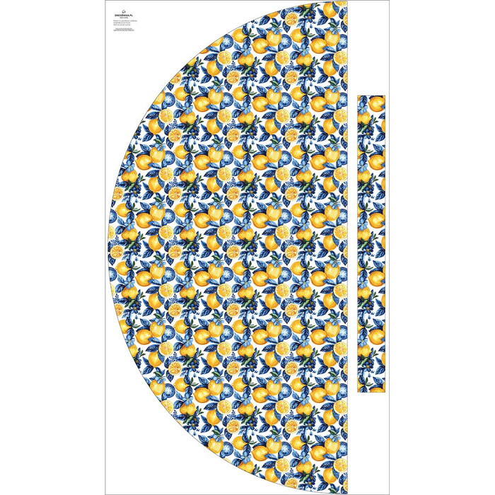 Skirt panel "MAXI" - Viscose jersey/ TUTTI FRUTTI pat.16