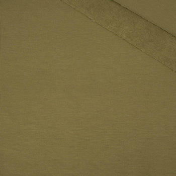 D-13 OLIVE GREEN - looped knitwear with elastan