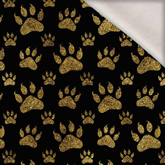 Black & Gold Glamour wz.8 - brushed knitwear with elastane ITY