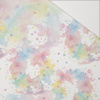 PASTEL BLOTS - Hydrofobní česaná teplákovina