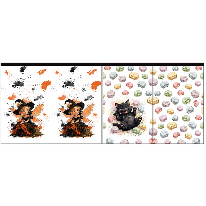 Woreczki prezentowe - HALLOWEEN WZ. 8 - zestaw do uszycia