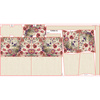 Torba XL z saszetką 2 w 1 - PASTEL FLOWERS WZ. 30 - zestaw do uszycia