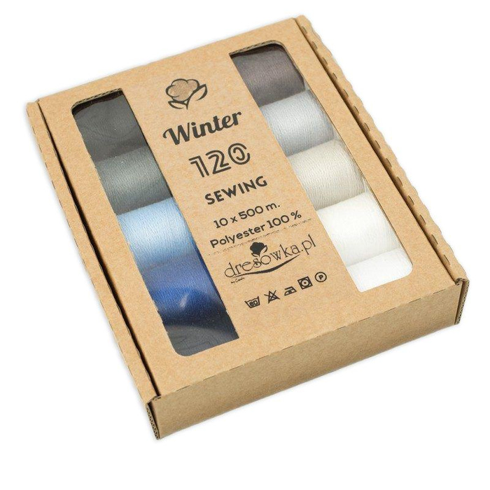 Thread WINTER Set - universal 500 m - 10 pcs