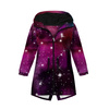 KIDS PARKA (ARIEL) - WATERCOLOR GALAXY PAT. 8 - softshell (158-164)