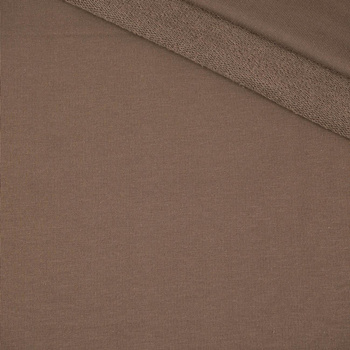 D-56 BROWN - thick looped knit 290g