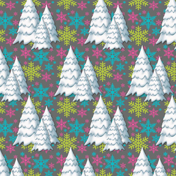 SNOW-COVERED TREES (PENGUINS)