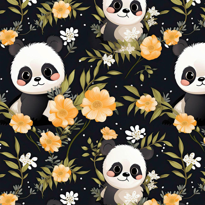 PANDY / FLOWERS - French terry