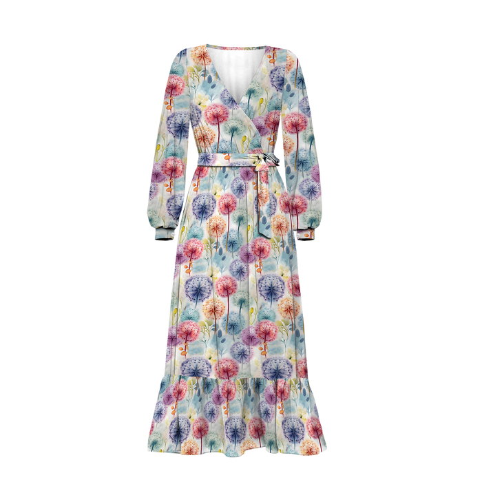 PASTEL FLOWERS WZ.16- Slub Weave