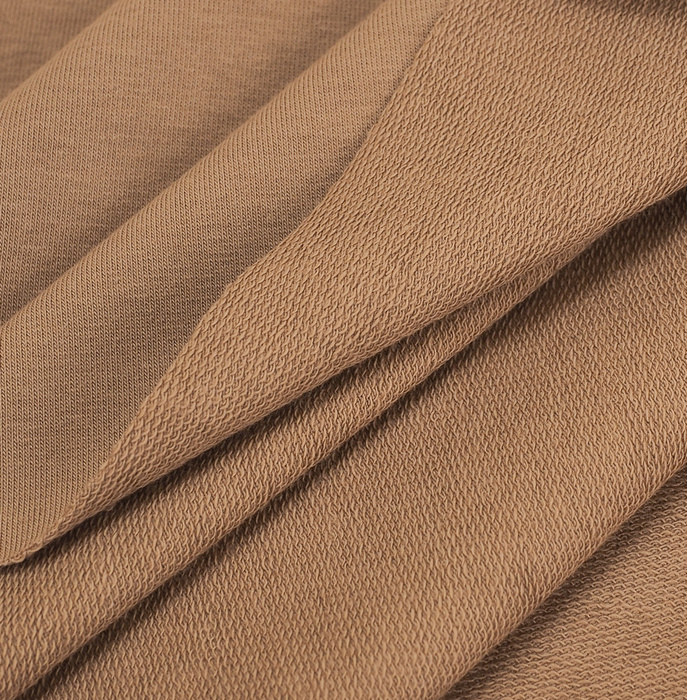 Looped knitwear with elastan - CAMEL (D-212)