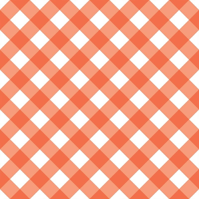 OKTOBERFEST KAROMUSTER / rot - Baumwoll Webware