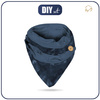 BUTTON SCARF - BLUE LEAVES PAT. 2 - sewing set