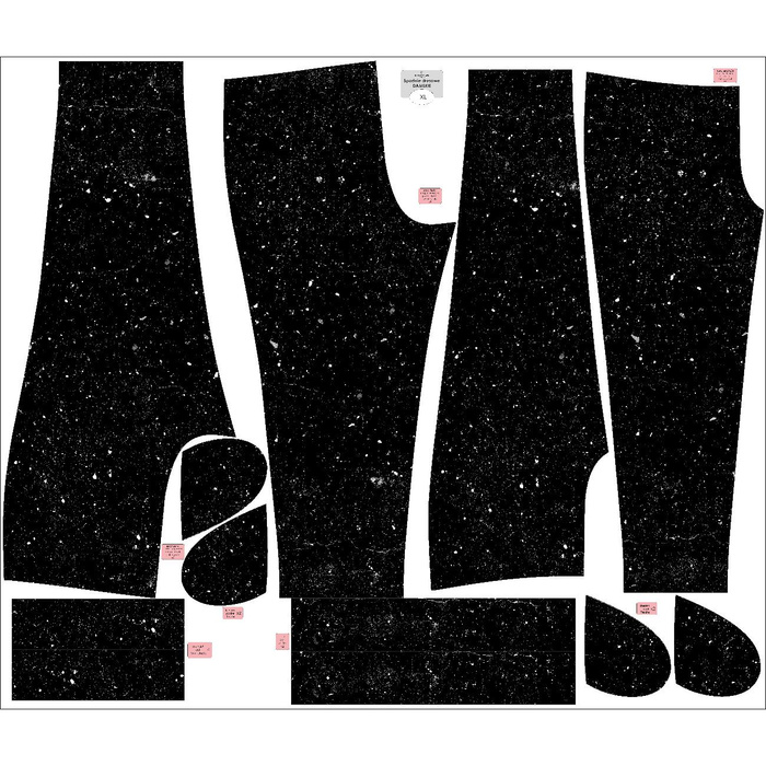 WOMEN'S JOGGERS (NOEMI) - CONCRETE / black - sewing set