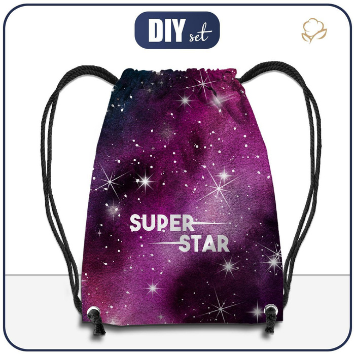 GYM BAG - WATERCOLOR GALAXY PAT. 8 - small