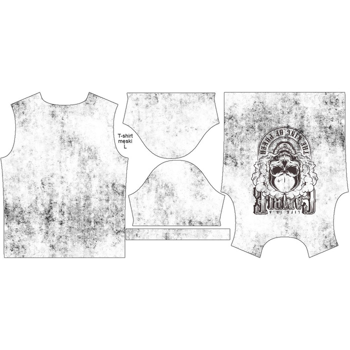 T-SHIRT MĘSKI - THE KING OF POKER wz. 3 - single jersey M