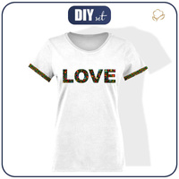 WOMEN’S T-SHIRT - LOVE / FOLKLORE - single jersey XXL