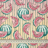 TROPICAL WATERMELONS - single jersey with elastane 