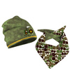 KID'S CAP AND SCARF (CLASSIC) - TRACTORS / green 55-58