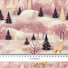 Pink Vintage Christmas wz. 1 - French Terry mit Elasthan