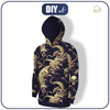 HERREN HOODIE (COLORADO) - DRAGON SKULLS - Nähset M