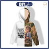 DZIECIĘCA BLUZA Z KAPTUREM (ALEX) Z WŁASNYM NADRUKIEM - zestaw do uszycia