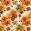 AUTUMN FLOWERS WZ. 25 - Viscose jersey