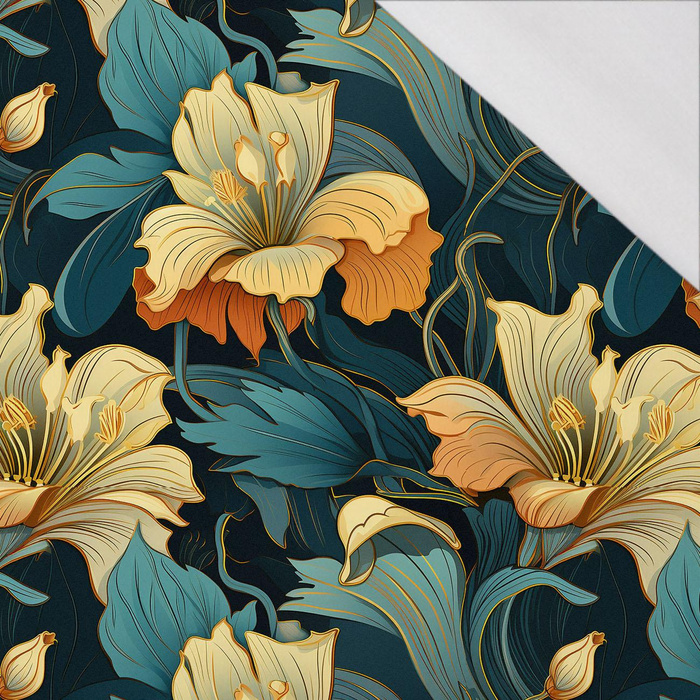 AUTUMN FLOWERS WZ.12 - single jersey 