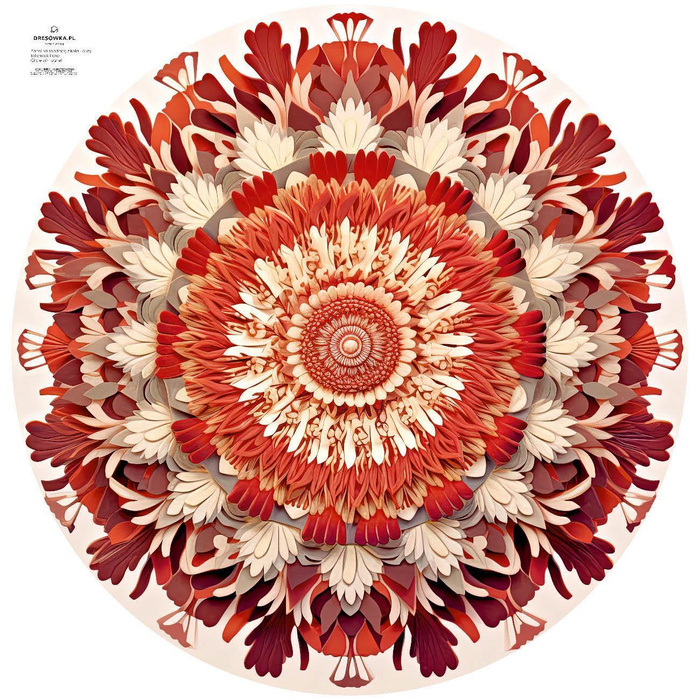 WATERCOLOR FLORAL VZ. 2 - panel pro kruhovou sukni D