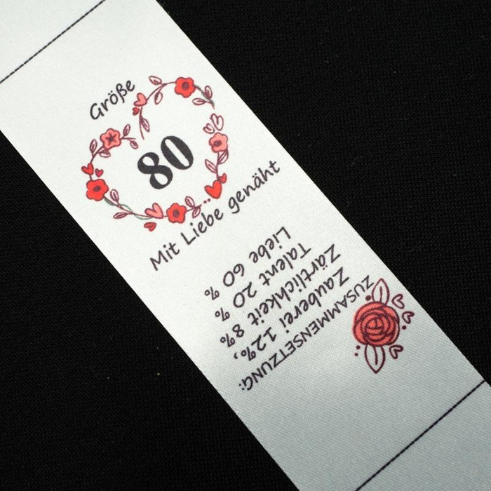 Mädchen Textillabel DE - Größe 164 - 4 Stck Set