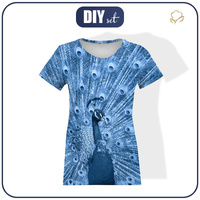DÁMSKÉ TRIČKO - PÁV (CLASSIC BLUE) - single jersey