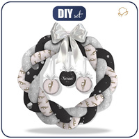 CHRISTMAS WREATH - XMAS / ROE DEER - sewing set